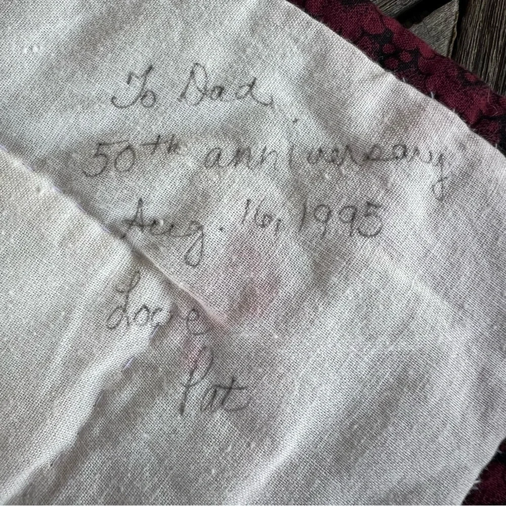 VTG Sunham Slashed Star Quilt Prairie Cottage Calico Floral Hand Quilted 65x81